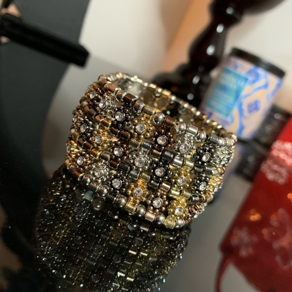 4 colors metal bracelet with diamonds💎 - Picture 2 of 6